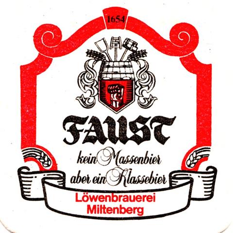 miltenberg mil-by faust l�wenbrauerei quad 2a (180-u schwarzes band-schwrzrot)